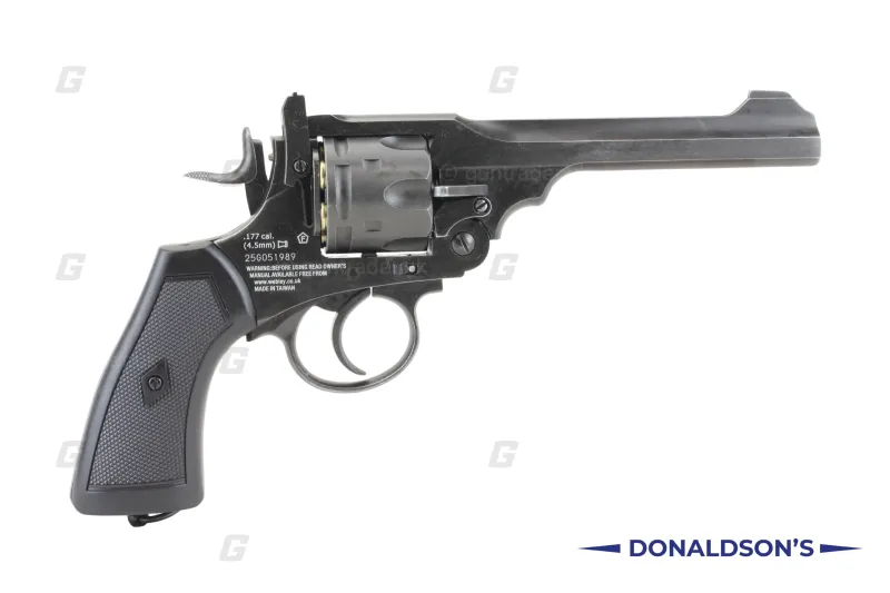 Webley .177 Mkvi Service Revolver Battlefield Finish 2.5